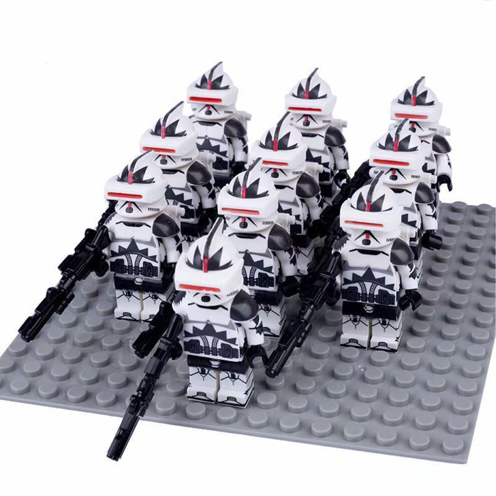 Bonxaif (10Pcs 13Th Clone Trooper Boomer) 10Pcs Star Wars Clone Troopers Minifigures Kid Toys Gift