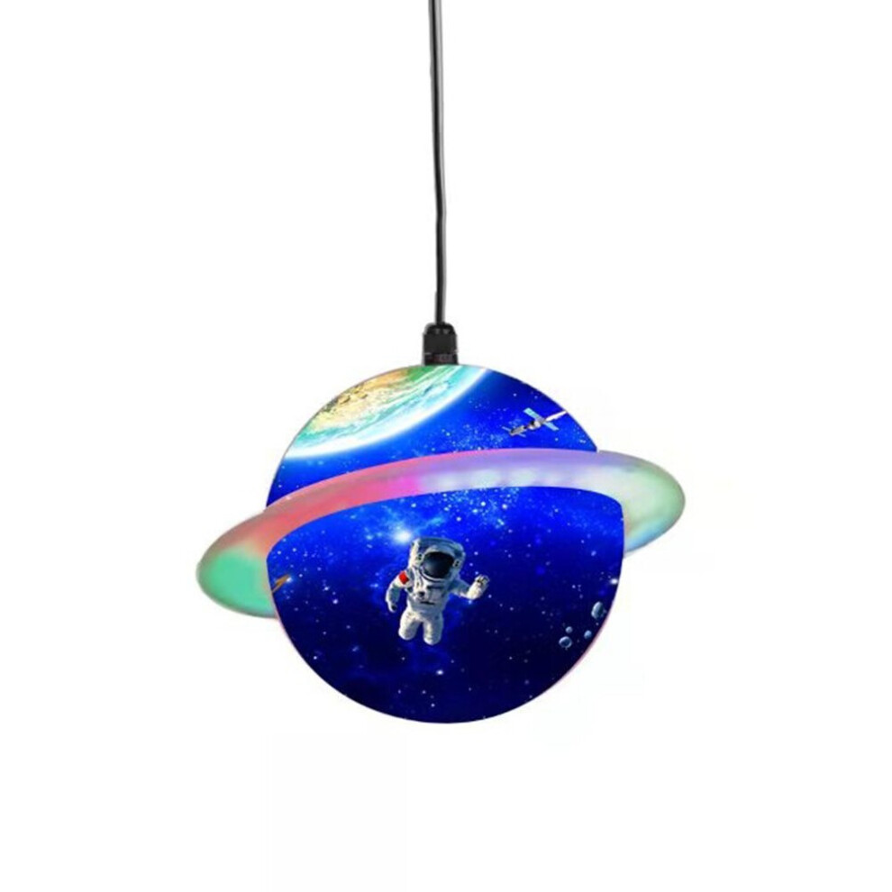Planet Pendant Light Children Room Space Star Led Hanging Lamp Earth B
