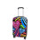 (Multicolour, Cabin) Expandable Hard Shell Multicolour Hearts 4 Wheel Luggage Suitcase 1
