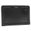 Black Leather Folio Bag A4 Document Underarm Portfolio Case - Stanford 6