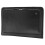 Black Leather Folio Bag A4 Document Underarm Portfolio Case - Stanford 7