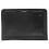 Black Leather Folio Bag A4 Document Underarm Portfolio Case - Stanford 3