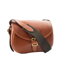 Cartridge Bag Genuine Tan Leather Ammo Shell Pouch Chelsea