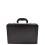 Black Leather Look Attache Croc Print Small Briefcase Dual Lock Lyon 5