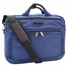 Laptop Bag Casual Briefcase Satchel Soft Polyester Jean Blue