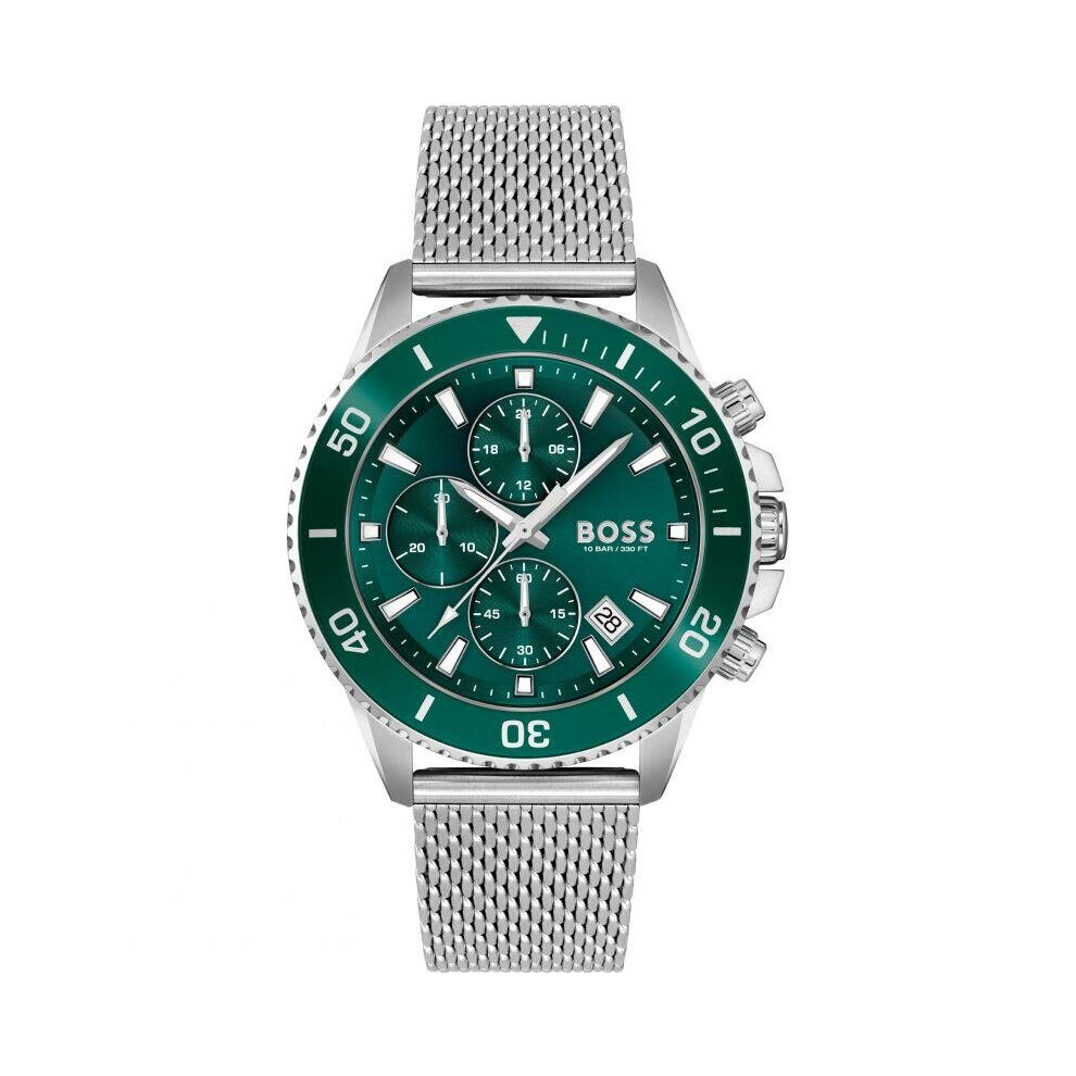 Montre Hommes Hugo Boss 1513905 Admiral Chronograph Green Dial