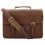 Brown Mud Hunter Leather Briefcase Expandable Office Bag Messenger Laptop Case Thomas 8