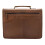 Brown Mud Hunter Leather Briefcase Expandable Office Bag Messenger Laptop Case Thomas 3
