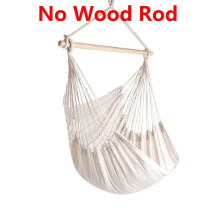 Large Cotton Rope Hammock Chair Portable Hanging Chair Indoor Outdoor