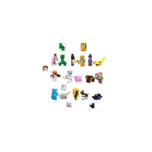 Minecraft Series 29Pcs/Set Building Blocks Minifigure Mini παιχνίδια 2
