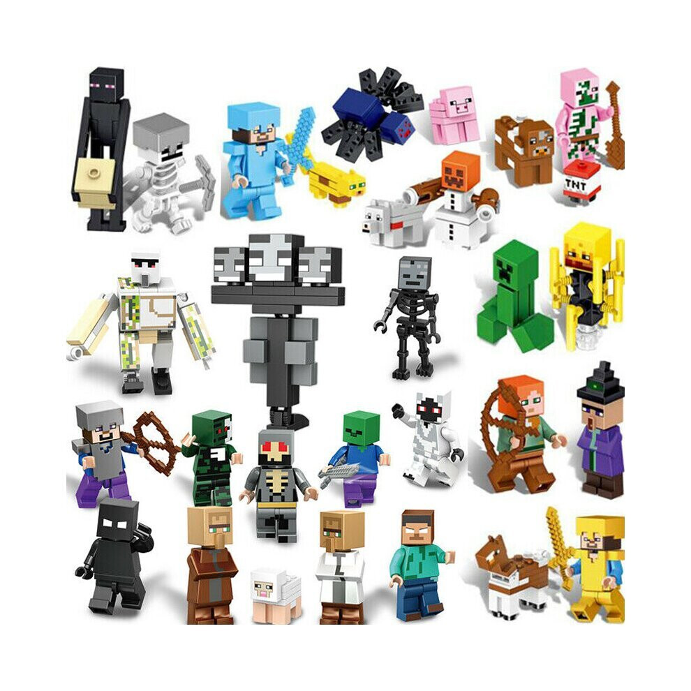 Minecraft Series 29Pcs/Set Building Blocks Minifigure Mini Toys