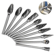 Tungsten Carbide Burr Drill Bit Set Die Grinder For Carving Metal Polishing Drilling