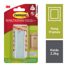 3M Command Sawtooth Adhesive Metal Picture Hanger