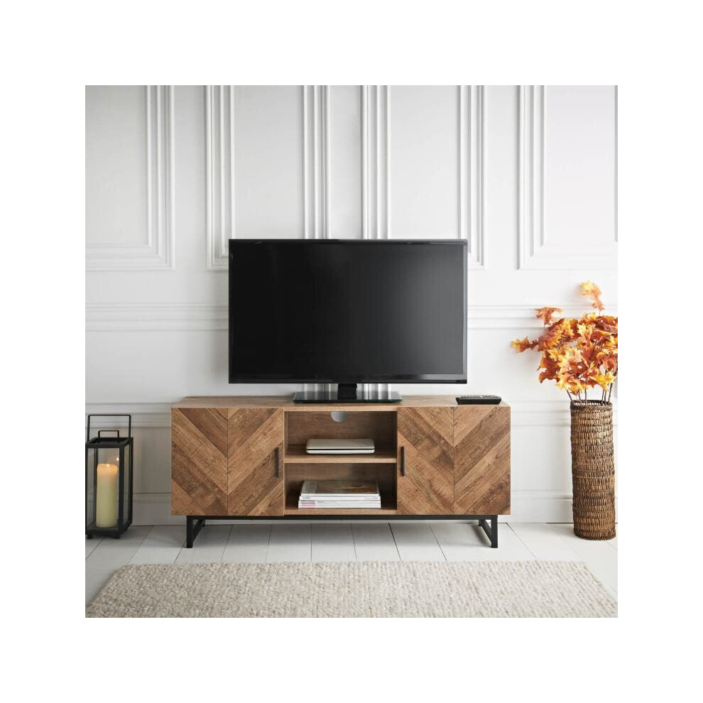 Ezra 2 Door TV Unit Add piece of stylish furniture to your living room