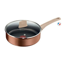 Tefal TEFALECO-Respect G2543202 Frying Pan with Lid 24 cm Non-Stick Induction