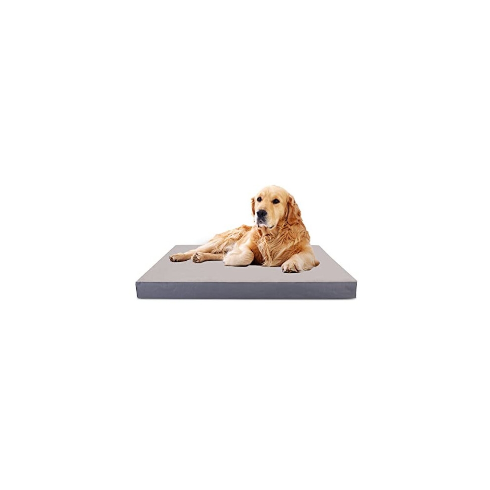 Nobleza - Extra Large Dog Bed Washable XL Dog Beds Sponge Orthopedic Dog Crate Bed Dog Crate Mattress Flat Dog Beds with Removable Zip Cover Pet Bed