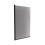 NES Home 800mm Square Bath Screen Matt Black Profile Grey Tinted Glass Reversible | Sky 6