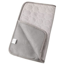 Yirtree Washable Ice Silk Pet Cushion Sofa Bed Sleeping with Dog Ice Pad Self-Cooling Pad Door Bedroom Floor Mat Summer Cat and Puppy Print Non-Slip