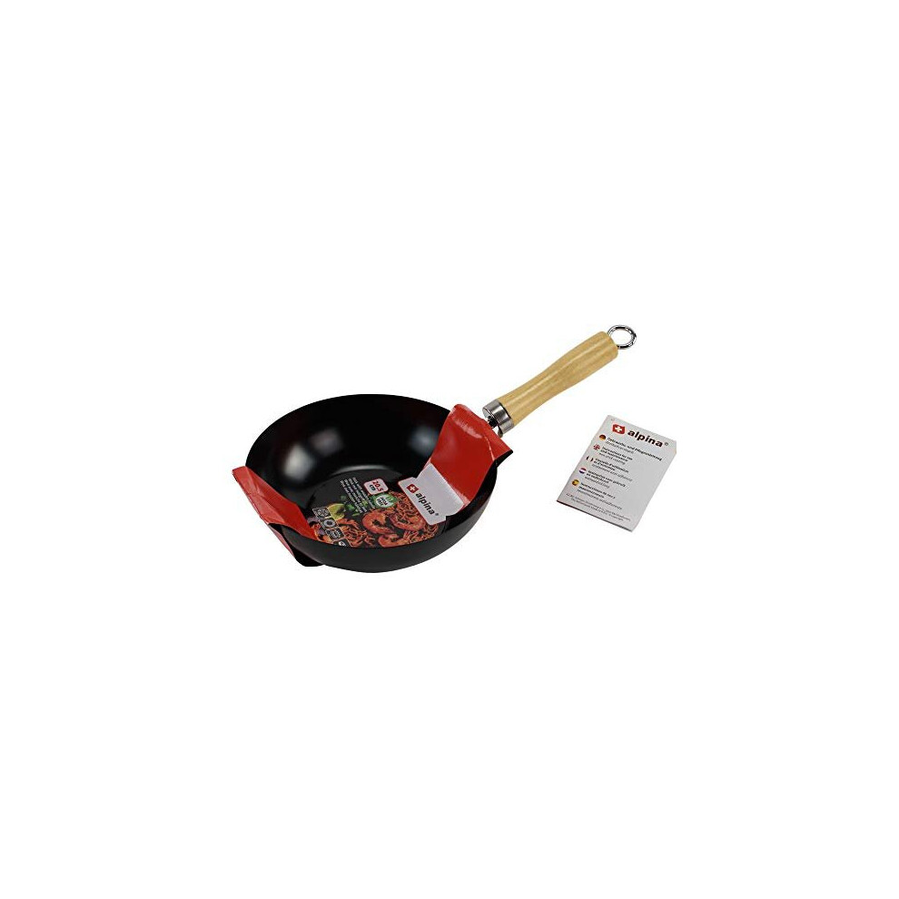 Alpina Non-Stick PFOA Free Stir Fry Frying Oriental Wok Pan (20.5cm)