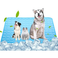 Cooling Mat for Large Dogs Cats Pet Washable Summer Cooling Pads Summer Sleeping Kennel Mat,Ice Silk Sleep Mat Pad Non-Toxic Sleep Bed Animal(XL