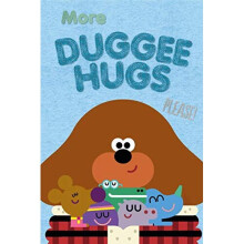 Hey Duggee Official Fleece Throw | Duggee Hug Design Super Soft Blanket | Perfect for Any Bedroom, Multi, 100 x 150cm