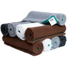 Vet Fleece Bedding | Vet Bed Original Greenback | Puppys and Dogs | Dog Bedding Ideal Whelping |60" x 40" (1.50m x 1.00m) - White | Durable | Quick