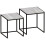 Vida Designs (Grey) Brooklyn 2pc Nesting Coffee & End Tables 7