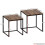 Vida Designs (Dark Wood) Brooklyn 2pc Nesting Coffee & End Tables 6
