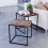 Vida Designs (Dark Wood) Brooklyn 2pc Nesting Coffee & End Tables 3