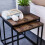 Vida Designs (Dark Wood) Brooklyn 2pc Nesting Coffee & End Tables 4