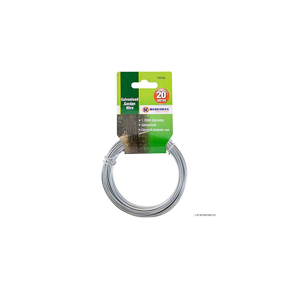 Marksman Galvanised Garden Wire, 1.2Mm X 20M 5038673702353