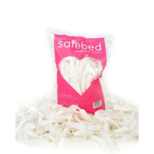 Petlife Safebed Paper Wool ,White,Animal Bedding Sachet for Small Pet