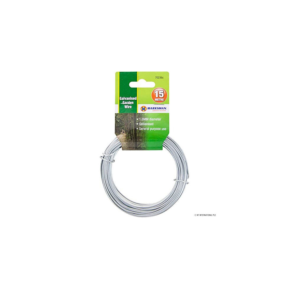 Marksman Galvanised Garden Wire, 1.6Mm X 15M 5038673702360