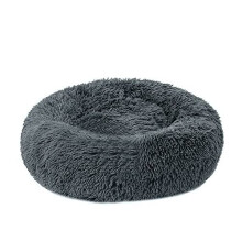 HIRIX Alivio Plush Donut Pet Bed, Calming Round Dog Cat Warm Cosy Cuddler Kennel Soft Puppy Sofa,Luxury Cat Cushion Bed Sleeping Bag With Anti-Slip