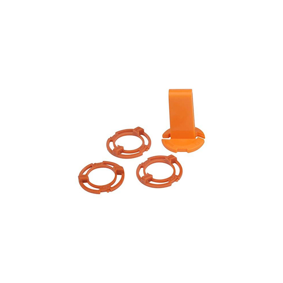 3pcs Orange Lock-ring Retaining-Plate Blade Holder Replacement for SH70 SH90 S9000 RQ12 S7000 +Un-lock Holder Tool Shaving Heads Accessories