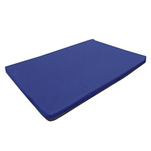 Carousel Medium Waterproof Orthopaedic Rectangle Memory Foam Dog Bed/Travel Mat | Blue | 82cm x 52cm x 5cm