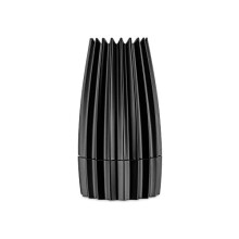 Moinho de Sal, Pimenta e Especiarias - Alessi - WAL03 - Alumínio - Preto - 7,5 x 7,5 x 14,2 cm