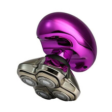 Butterfly Kiss PRO Womens Electric Wet and Dry Shaver for Head and Body - Ladies Electric Razor for Arms, Legs and Bikini (Purple)