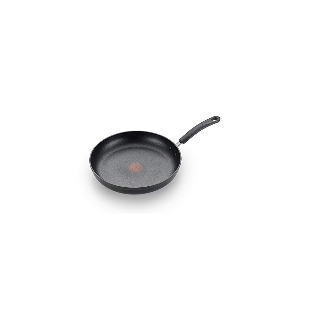 Tefal T-Fal 2100103840 Titanium Advanced Cookware Fry Pan, Aluminum, Black