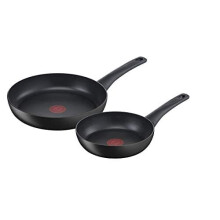 Tefal Ultimate On ? Set of 3 Frying Pans: 20/24/28 cm with Heavy Duty Coating, Thermo-Signal, Thermo-Fusion, Deep Form, All Hobs, Oven Safe, PFOA Free