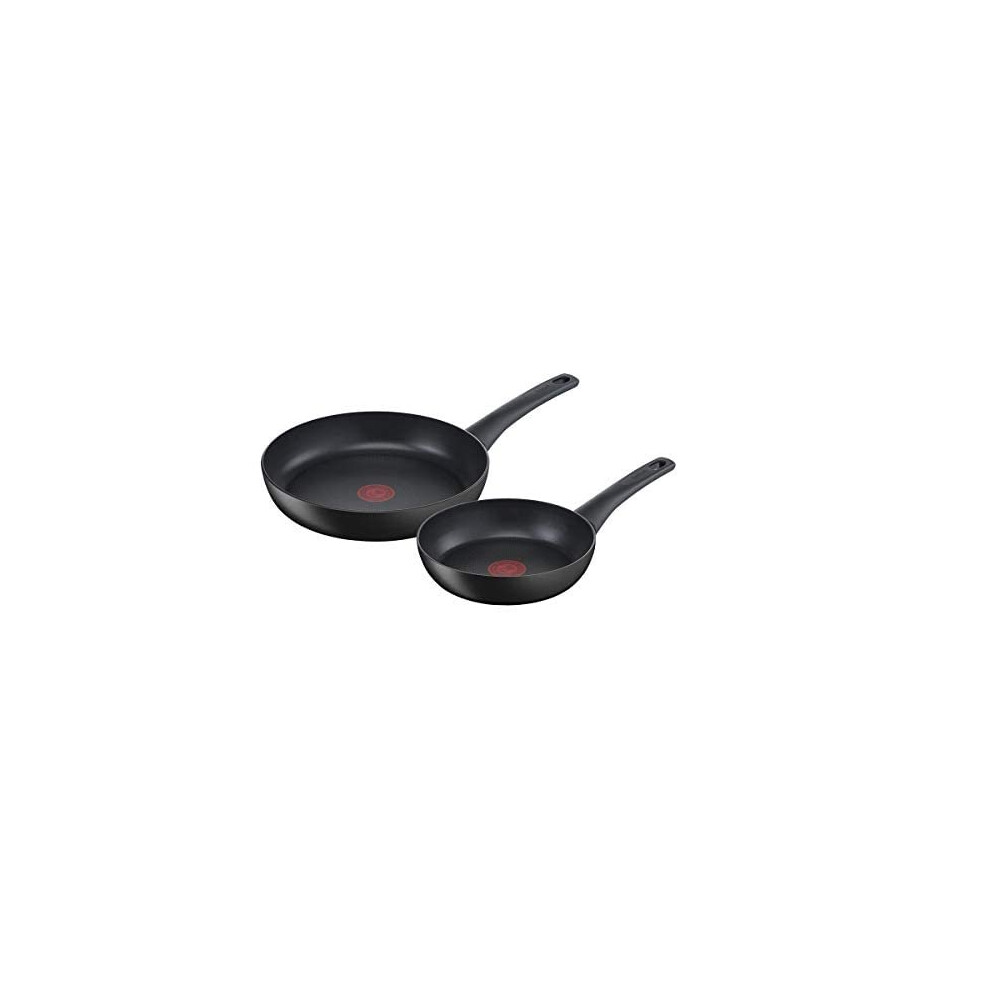 Tefal Ultimate On ? Set of 3 Frying Pans: 20/24/28 cm with Heavy Duty Coating, Thermo-Signal, Thermo-Fusion, Deep Form, All Hobs, Oven Safe, PFOA Free
