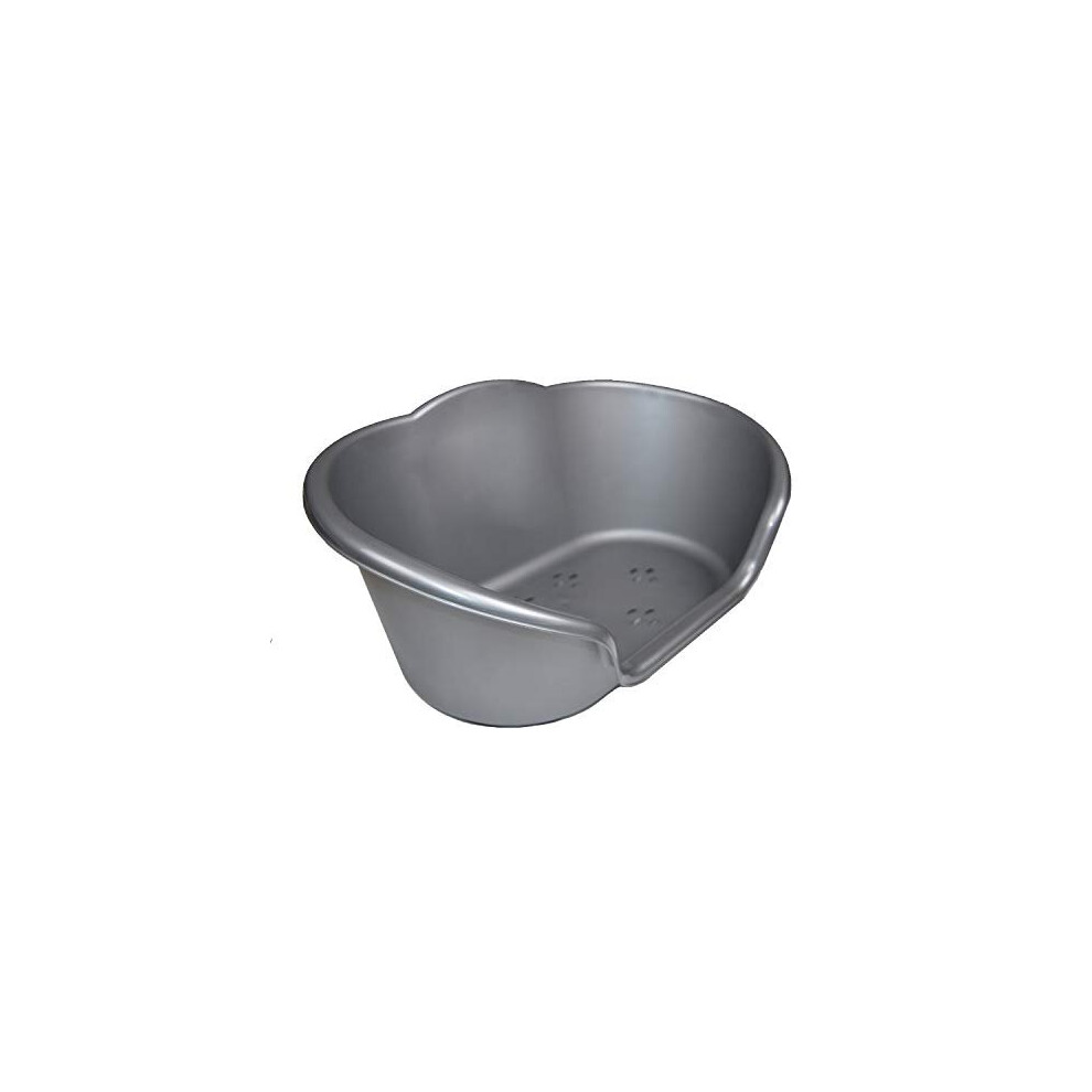 World of pets Dog bed basket pet cat puppy heavy duty re-usable plastic waterproof x-large silver