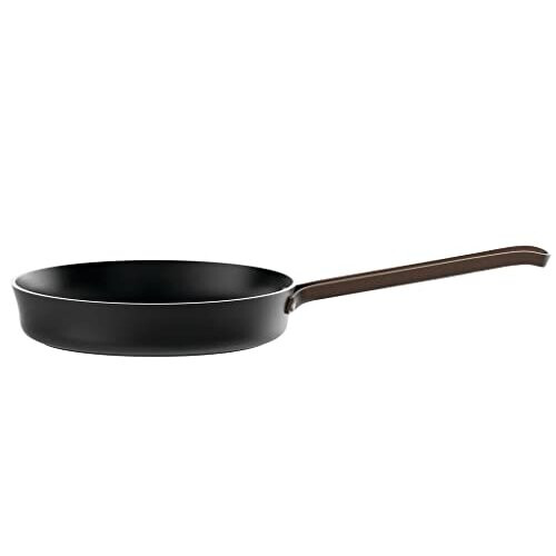 Alessi Alessi edo Long-Handled Frying pan, ? 24, Steel,Brown
