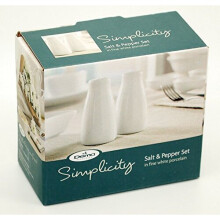 DEMA Simplicity Salt & Pepper Pots, Porcelain