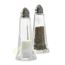 Glow Traditional Salt & Pepper Shaker ? Set of 2 Glass Lighthouse Design with Easy Screw Cap ? Perfect for Dining Table Home Restaurant Caf? ? Ideal