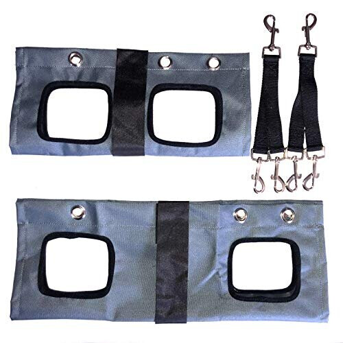 1 Dog Grooming Hammock/Relaxation Restraint (Medium, Grey)