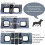 1 Dog Grooming Hammock/Relaxation Restraint (Medium, Grey) 2
