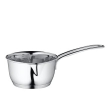 Küchenprofi RVS Steel Steelpan met Geclad Bodem, 16-Ounce, Zilver
