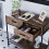 Vida Designs (Dark Wood) Brooklyn Industrial 2 Drawer Console Table Shelf 6
