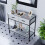 Vida Designs (Grey) Brooklyn Industrial 2 Drawer Console Table Shelf 8